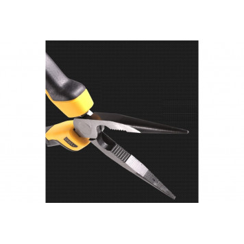 Удлиненные плоскогубцы DL2108Z 200мм, с прорезиненной рукоятью, Deli-5