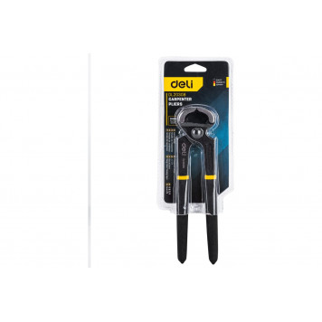 Клещи DL20308 столярные 200х24мм, прорезиненная рукоять, Deli-3
