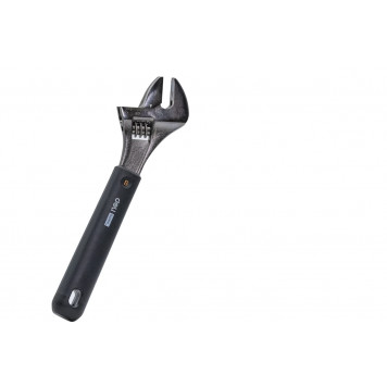 Ключ HT1508 разводной "Home Series Black" 200мм, рукоятка из Soft Touch пластика Deli-7