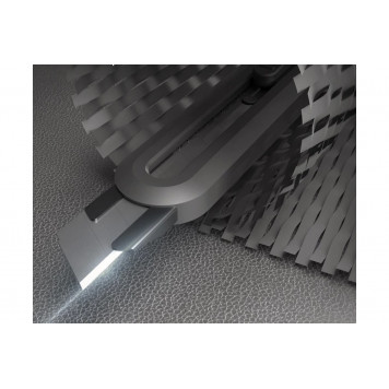 Нож технический HT4018 "Home Series Black" 18 мм, сегментированное лезвие Deli-8