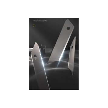 Нож технический HT4018 "Home Series Black" 18 мм, сегментированное лезвие Deli-18