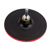 Насадка на УШМ диск опорный 125 мм, Velcro, М14 на УШМ и адаптером для дрели (663309) Targ