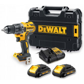 Шуруповёрт DCD791L2T-QW бесщёточный 18 В Li-ion, 2х3.0 А/ч DEWALT