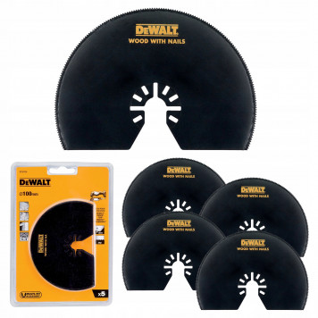 Насадка DT20728-QZ для мультитула DeWALT, сегментный пильный диск 5 шт. DEWALT