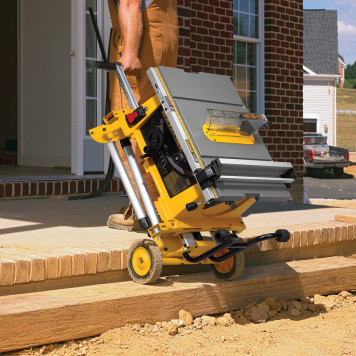 Пила DWE7485RS-QS настольная + стол DE7400 1850 Вт, 210х30 мм DEWALT-5