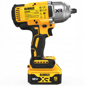 Гайковёрт DCF900P2T-QW импульсный 1/2", 18В XR 2х5 А/ч, в кейсе TSTAK DEWALT-4