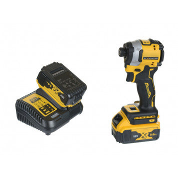 Шуруповёрт DCF850P2T-QW импульсный бесщеточный, 1/4", 18В XR 2х5 А/ч в кейсе TSTAK DEWALT-4