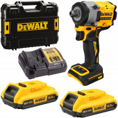 Гайковёрт DCF922D2T-QW ударный бесщеточный 1/2'', 18В XR 2х2 А/ч + TSTAK DEWALT