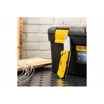 Нож DL006Z складной с Т-образным лезвием Deli-1