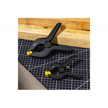 Струбцина DL110006 пружинная, зажим 150мм, Deli-2