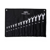 Набор DL130014A комбинированных ключей 14шт, Deli