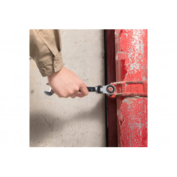 Набор DL140208T ключей с трещоткой и шарниром 72 зуба 8шт, Deli-8