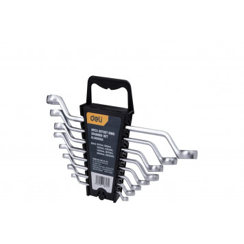 Набор DL150008A накидных ключей 8шт, Deli-1