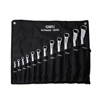 Набор DL150012A накидных ключей 12шт, Deli Набор DL150012A накидных ключей 12шт, Deli