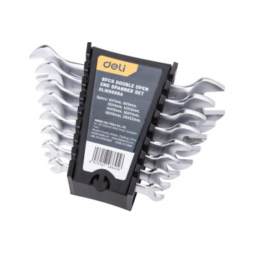 Набор DL160008A рожковых ключей 8шт, Deli-2