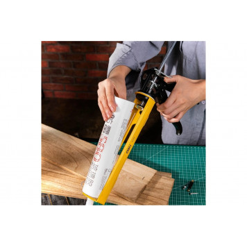 Пистолет DL2370A для герметика 250 мм, Deli-5