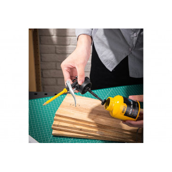 Маслёнка DL2401 стальная 180мл, Deli-3