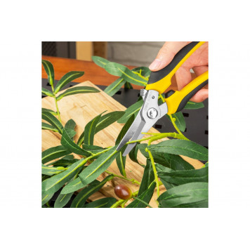 Ножницы DL2908 универсальные строительные 205мм, Deli-4