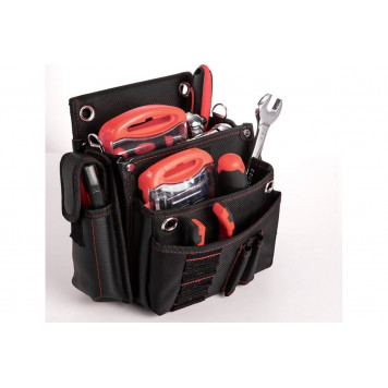 Сумка DL5865 поясная 250x250x110мм, 7 карманов, Deli-1