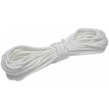 Фал ПА полиамидный (капроновый) 7 мм, 20 м, белый