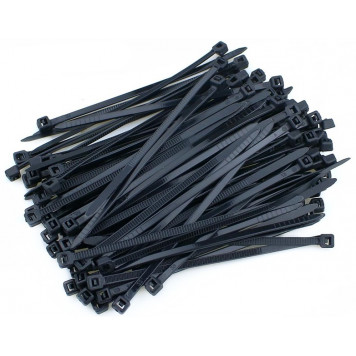 Хомут-стяжки ленточные 9*760 черные уп 50шт