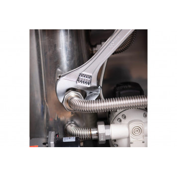 Ключ DL018A разводной 450 мм, 0-55 мм хромированный Deli-1