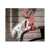 Клещи DL0381 зажимные с полукруглыми губками 250мм, Deli