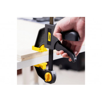 Струбцина DL110136 900x70мм пистолетная быстрозажимная, Deli-7