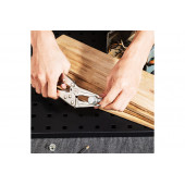 Клещи DL20015B зажимные с удлиненными прямыми губками 220мм, Deli