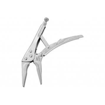 Клещи DL20015B зажимные с удлиненными прямыми губками 220мм, Deli-6