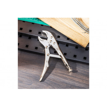 Клещи DL2001-7 зажимные с круглыми губками, 175мм, Deli-3