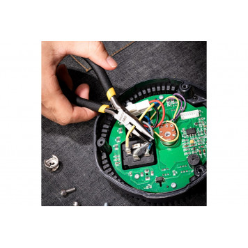 Плоскогубцы DL20026 удлиненные мини 125мм, прорезиненная двухкомпонентная рукоять, Deli-1