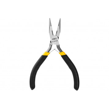 Плоскогубцы DL20026 удлиненные мини 125мм, прорезиненная двухкомпонентная рукоять, Deli