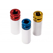 Набор DL2003Q ударных головок 3 шт 17/19/21 мм, сталь Cr-Mo, Deli