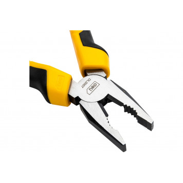 Плоскогубцы DL2007 комбинированные 180мм, двухкомпонентная рукоять Deli-2