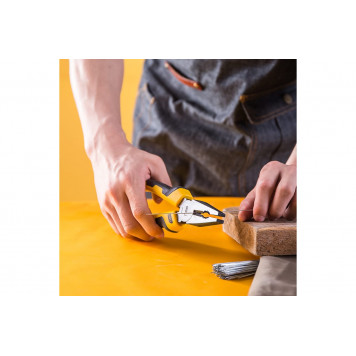 Плоскогубцы DL2008 комбинированные 200мм, двухкомпонентная рукоять Deli-3