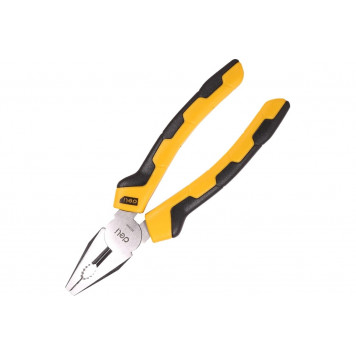 Плоскогубцы DL2008 комбинированные 200мм, двухкомпонентная рукоять Deli