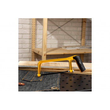 Ножовка DL6007 150мм по металлу, дереву, пластику, Deli-6