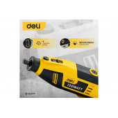 Гравировальная машинка DL-DM03-E1 сетевая 130 Вт, цанга 3,2 мм,  41 аксессуар, кейс DELI