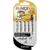 Полотно 555110 по дереву Т101АО (75x50 мм), 5 шт. Runex