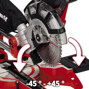 Пила TC-SM 2131/1 Dual торцовочная 1800 Вт, 210 мм (4300390) Einhell-1