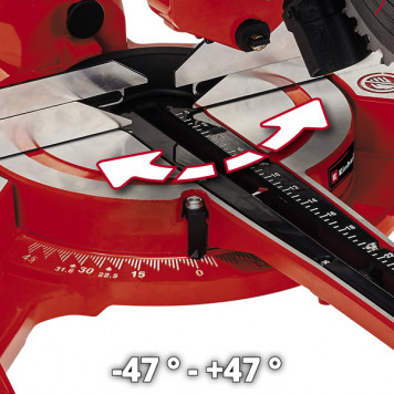 Пила TC-SM 2131/1 Dual торцовочная 1800 Вт, 210 мм (4300390) Einhell-3