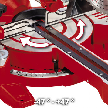 Пила TC-SM 216 торцовочная 1600 Вт, 216 мм (4300380) Einhell-1