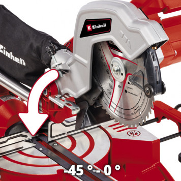 Пила TC-SM 216 торцовочная 1600 Вт, 216 мм (4300380) Einhell-2