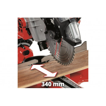 Пила TC-SM 2534/1 Dual торцовочная 2350 Вт, 250 мм (4300395) Einhell-6