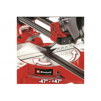 Пила PXC TE-SM 36/210 Li-Solo торцовочная аккумуляторная, без АКБ и ЗУ (4300880) Einhell-1