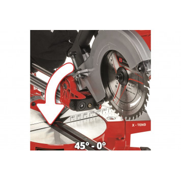 Пила PXC TE-SM 36/210 Li-Solo торцовочная аккумуляторная, без АКБ и ЗУ (4300880) Einhell-2