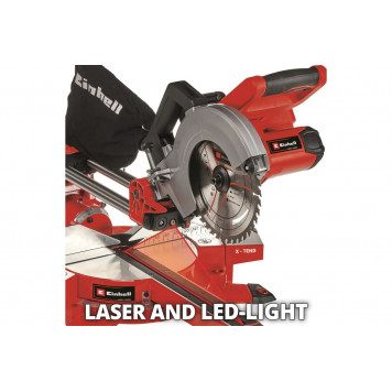 Пила PXC TE-SM 36/210 Li-Solo торцовочная аккумуляторная, без АКБ и ЗУ (4300880) Einhell-4