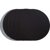 Диск шлифовальный на велкро основе P150, 300 мм, без отв., черный, 5 шт. JET