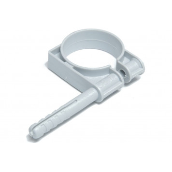 Хомут для труб быстрый монтаж 32 мм, шуруп 8х50 мм, уп 25шт.-1